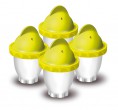 Eggciters™ un set de matrite de silicon pentru gătit ouă fără coajă